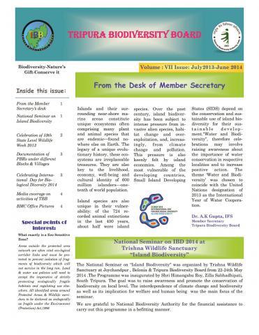 Newsletter Vol 7 Issue July 2013-June 2014