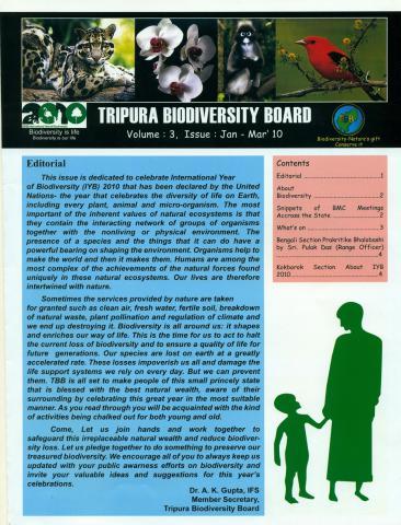 Newsletter Vol III- Issue January- March 2010.